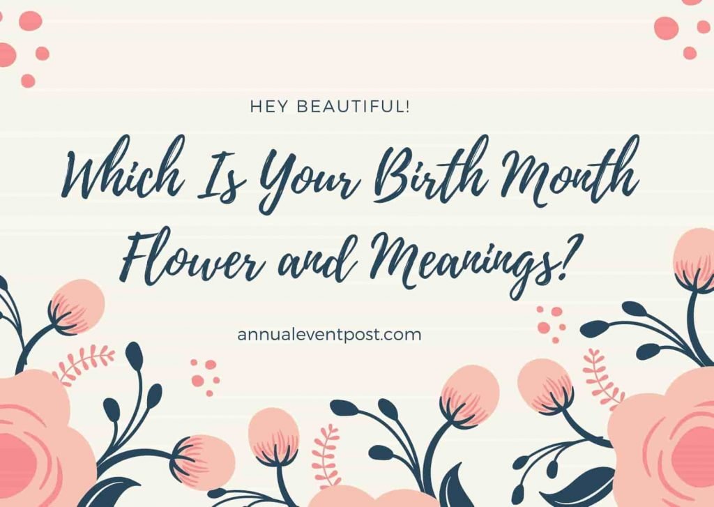 Which Is Your Birth Month Flower and Meanings?